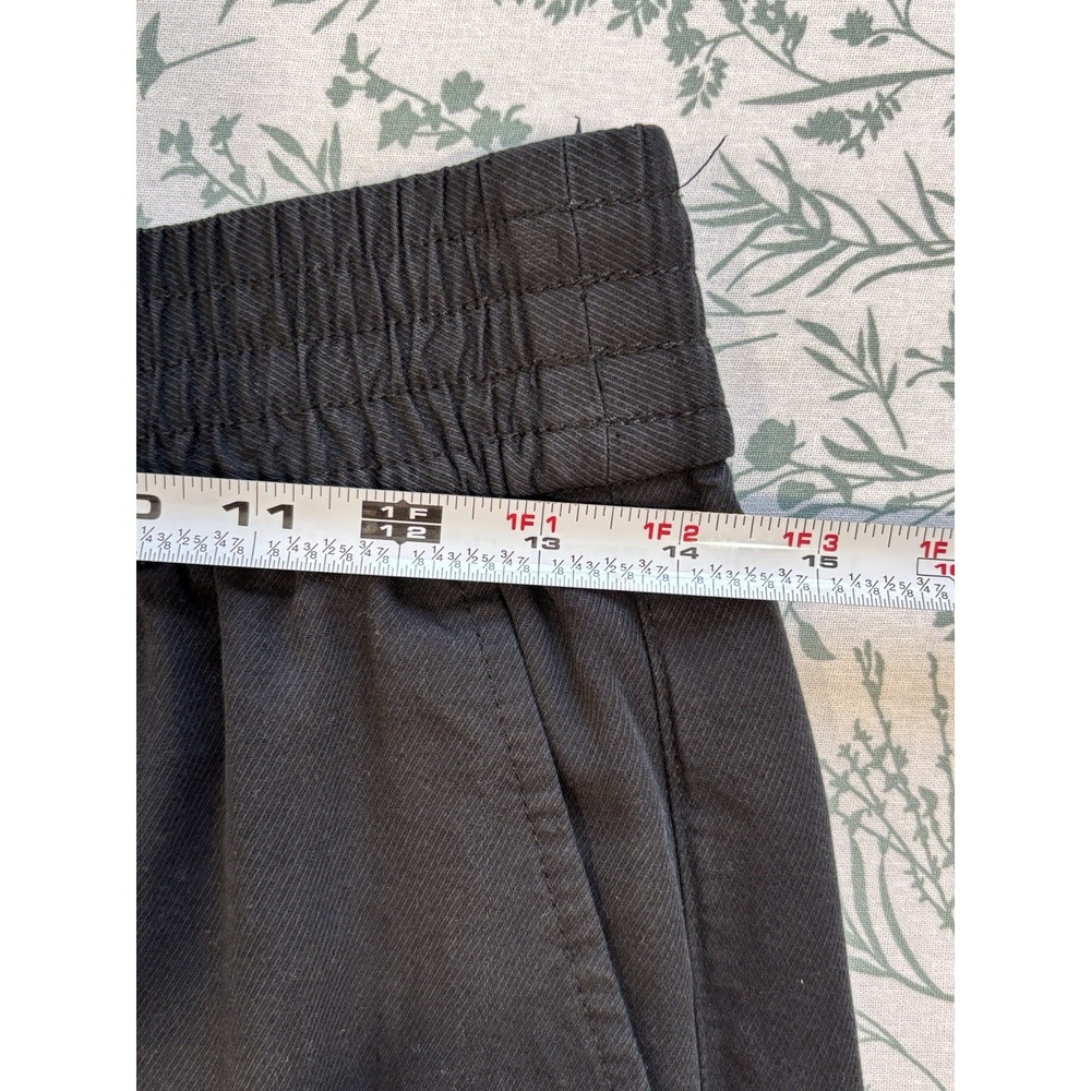 Madewell Black Wide Leg Pull On Pants Size Small Tall Viscose Lyocell Trousers - Picture 9 of 11